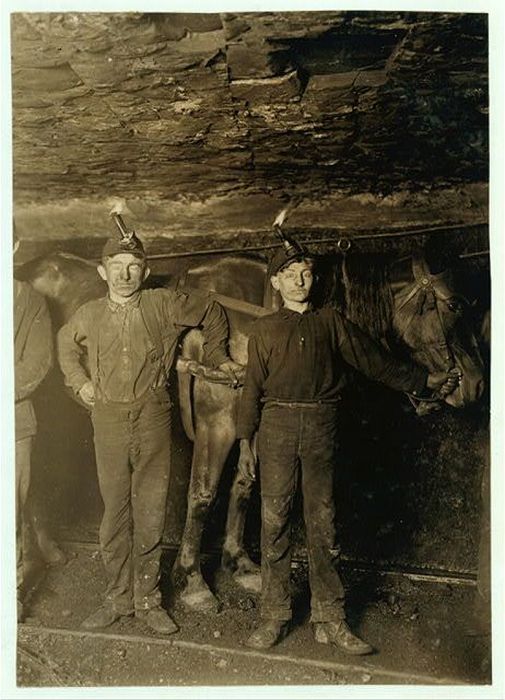 Child miners, 20th century, United States