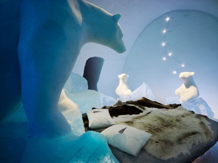 Ice hotel, Jukkasjärvi, Sweden