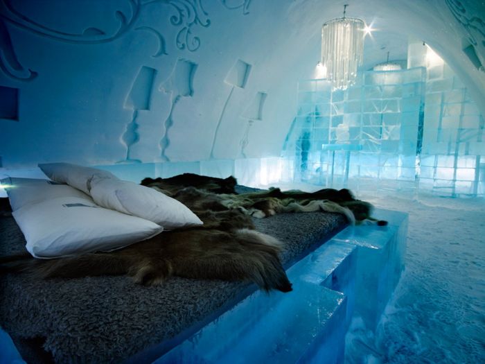 Ice hotel, Jukkasjärvi, Sweden