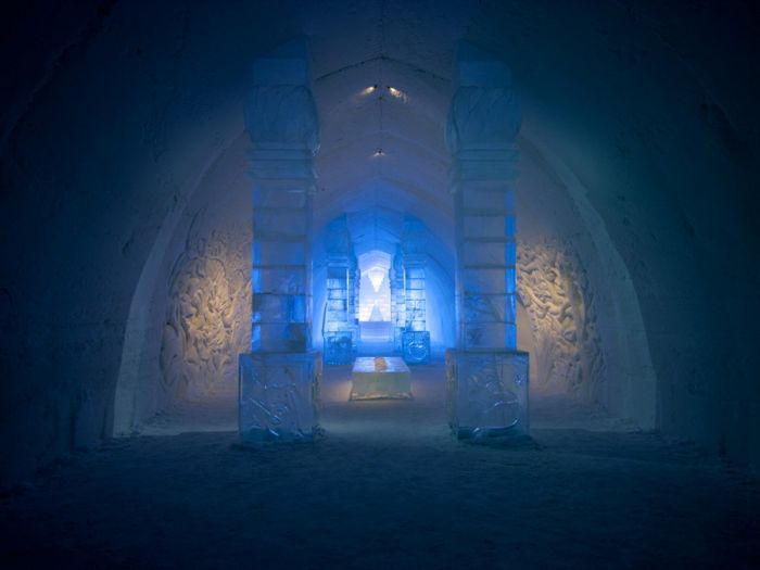 Ice hotel, Jukkasjärvi, Sweden