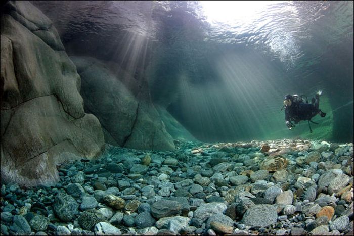 Verzasca river, Ticino, Switzerland