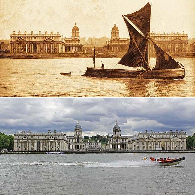 History: London then and now, 1897-2012, England, United Kingdom