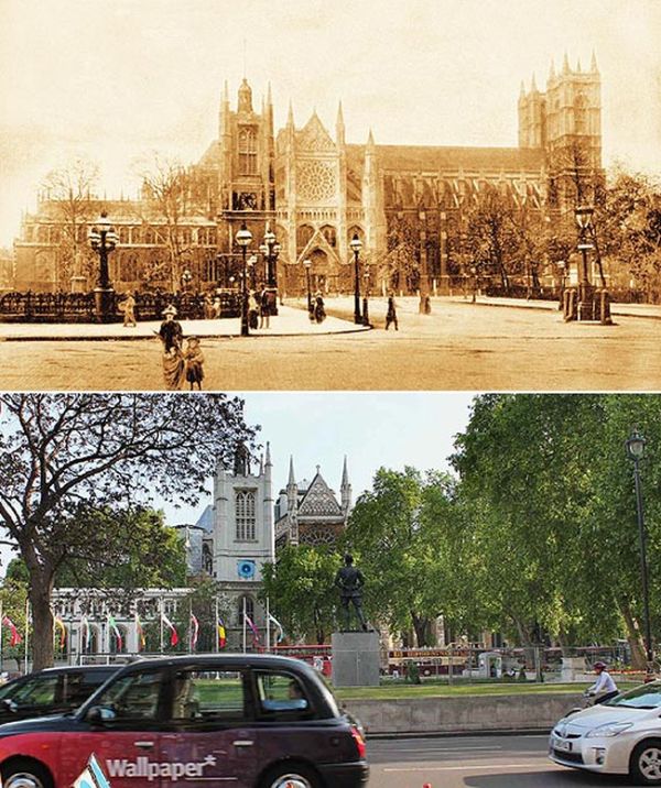 History: London then and now, 1897-2012, England, United Kingdom