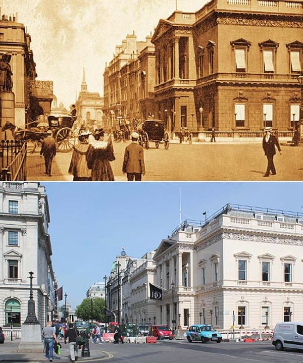 History: London then and now, 1897-2012, England, United Kingdom