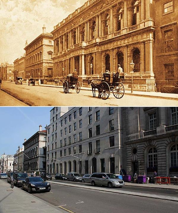 History: London then and now, 1897-2012, England, United Kingdom