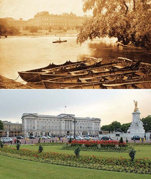 History: London then and now, 1897-2012, England, United Kingdom