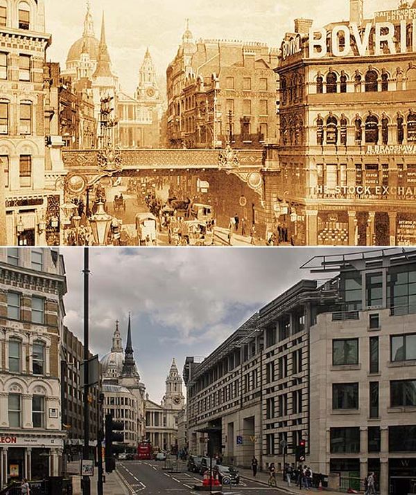 History: London then and now, 1897-2012, England, United Kingdom