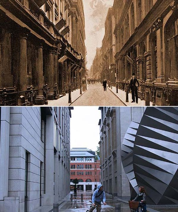 History: London then and now, 1897-2012, England, United Kingdom