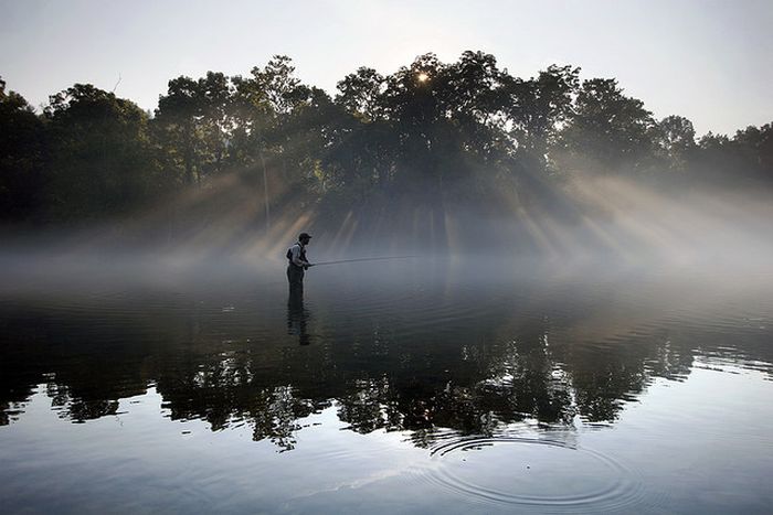 sunlight rays landscape photography