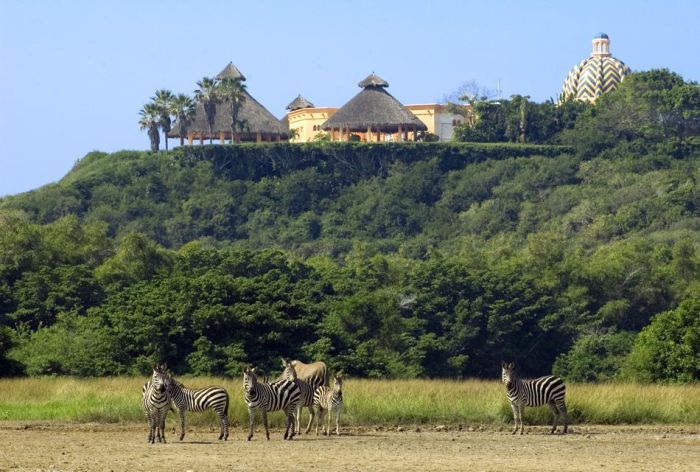 Cuixmala resort, Costalegre, Virgin Coast, Mexico, Pacific Ocean