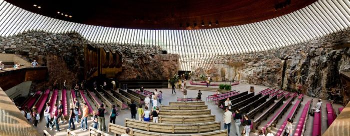 Temppeliaukio Rock Church, Töölö, Helsinki, Finland