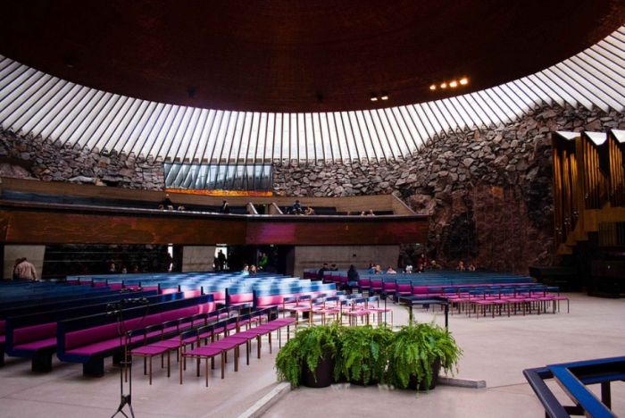 Temppeliaukio Rock Church, Töölö, Helsinki, Finland