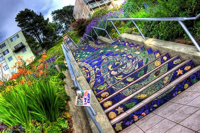 16th Avenue Tiled Steps, San Francisco, California, United States