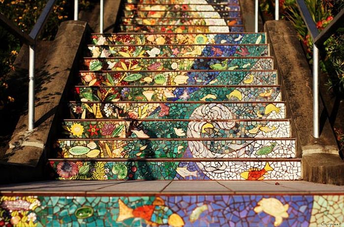 16th Avenue Tiled Steps, San Francisco, California, United States
