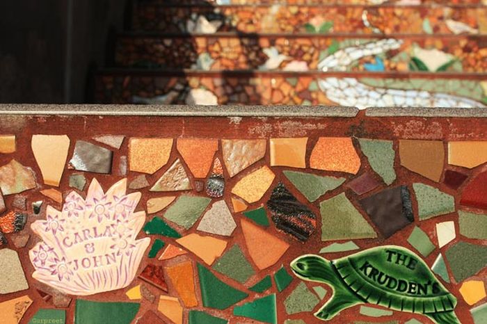 16th Avenue Tiled Steps, San Francisco, California, United States