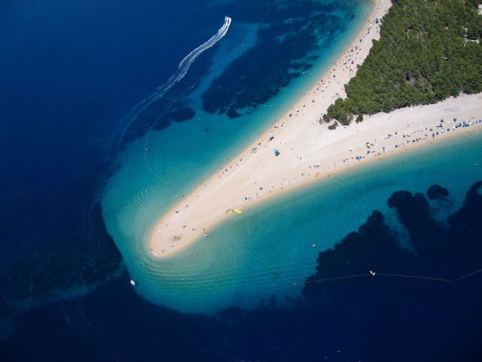 Zlatni Rat, Golden Cape beach, Brač, Croatia