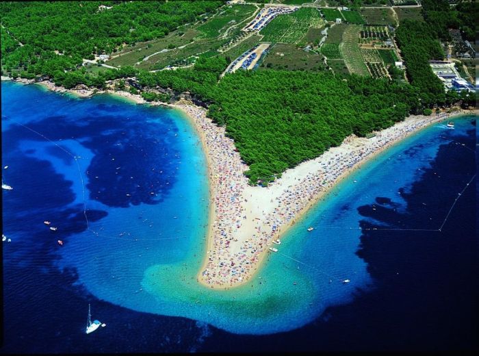 Zlatni Rat, Golden Cape beach, Brač, Croatia