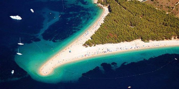 Zlatni Rat, Golden Cape beach, Brač, Croatia