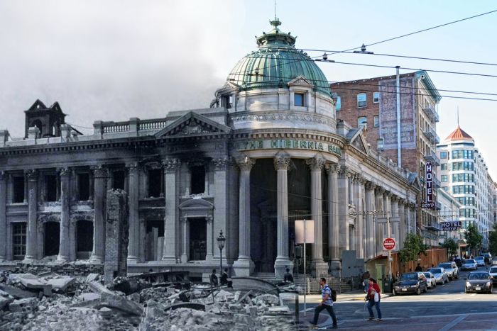 1906 and Today, The Earthquake Blend by Shawn Clover