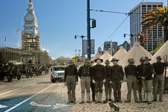 1906 and Today, The Earthquake Blend by Shawn Clover