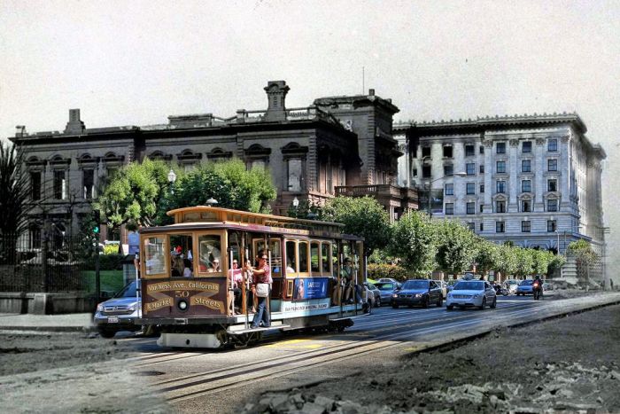 1906 and Today, The Earthquake Blend by Shawn Clover