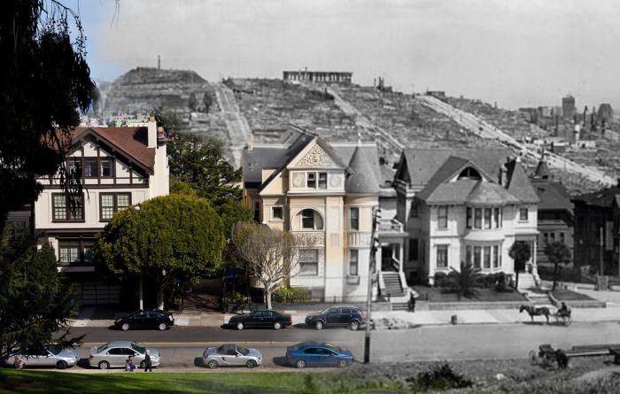 1906 and Today, The Earthquake Blend by Shawn Clover