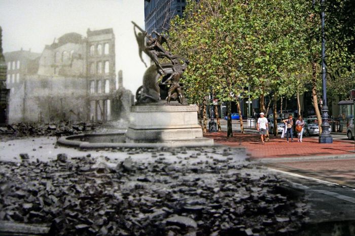 1906 and Today, The Earthquake Blend by Shawn Clover