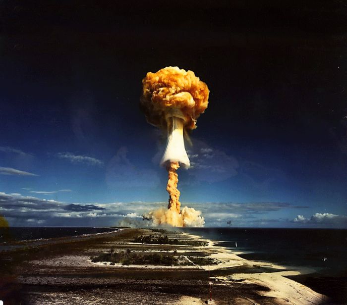 photo of nuclear explosion