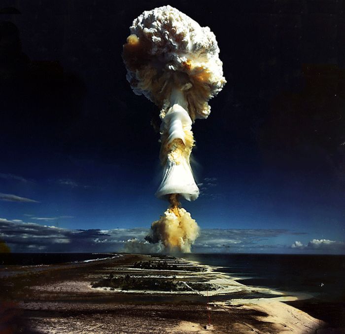 photo of nuclear explosion