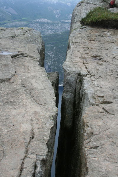 Preikestolen, Hyvlatonnå, Preacher's Pulpit Rock, Lysefjorden, Forsand, Ryfylke, Norway