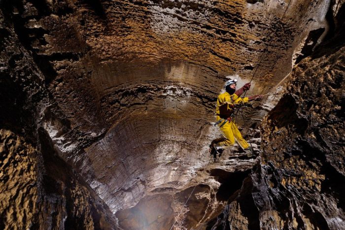 Gouffre Berger cave, Engins, Vercors Plateau, French Prealps, France