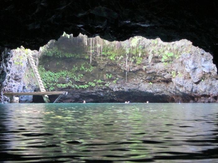 To Sua Ocean Trench, Lotofaga village, Upolu island, Samoa