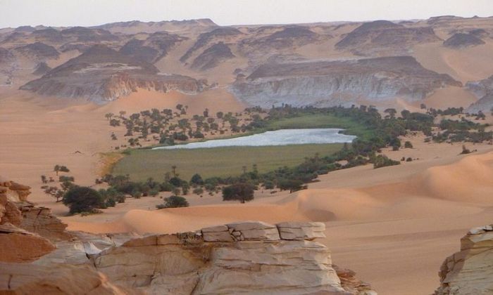 Lakes of Ounianga, Sahara desert, Chad