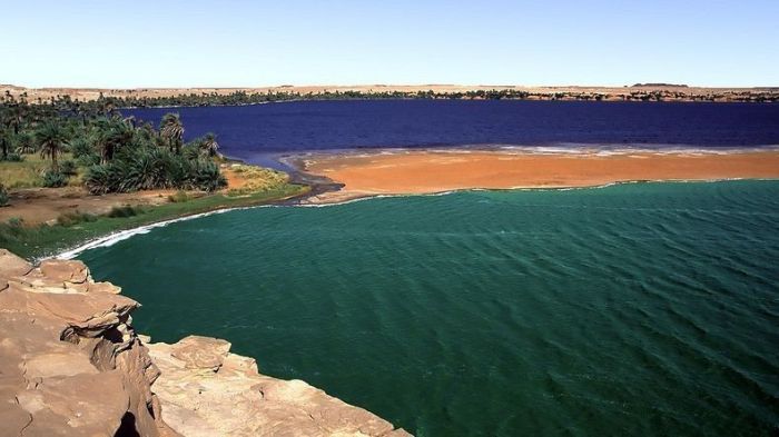 Lakes of Ounianga, Sahara desert, Chad