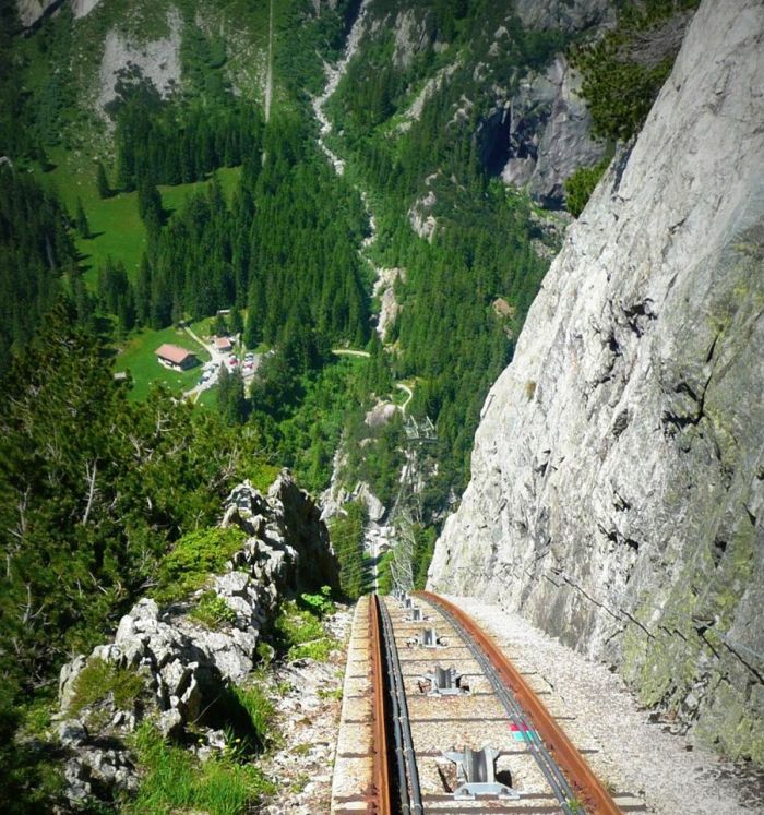 Gelmerbahn funicular railway, Handeck, Bern, Switzerland