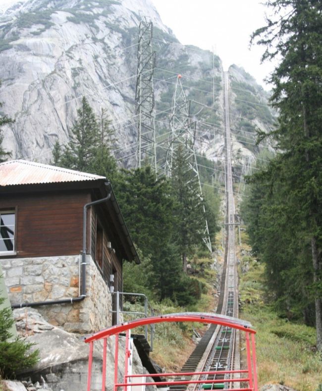 Gelmerbahn funicular railway, Handeck, Bern, Switzerland