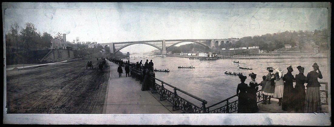 History: Panoramic black and white photos of New York City, 1902-1913, United States