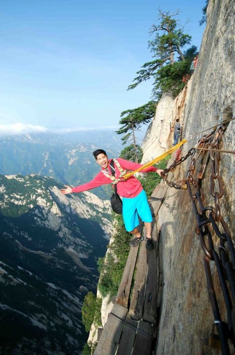 Hua shan hiking trail, Huayin, Shaanxi province, China