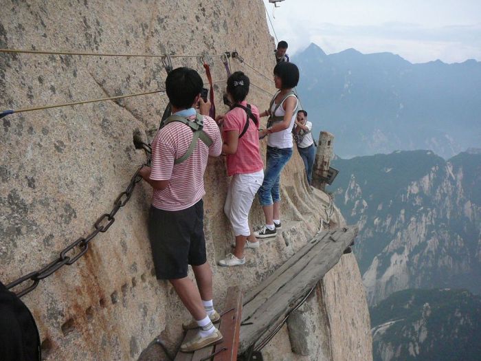 Hua shan hiking trail, Huayin, Shaanxi province, China