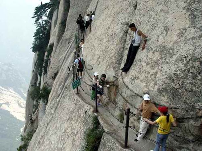 Hua shan hiking trail, Huayin, Shaanxi province, China