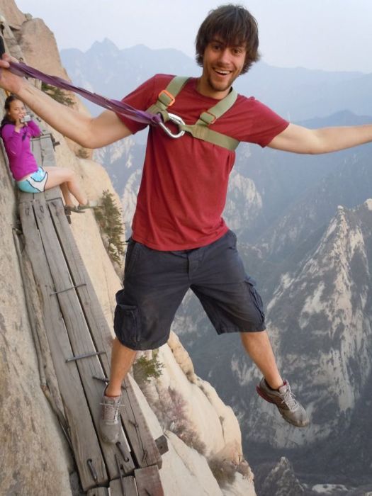 Hua shan hiking trail, Huayin, Shaanxi province, China