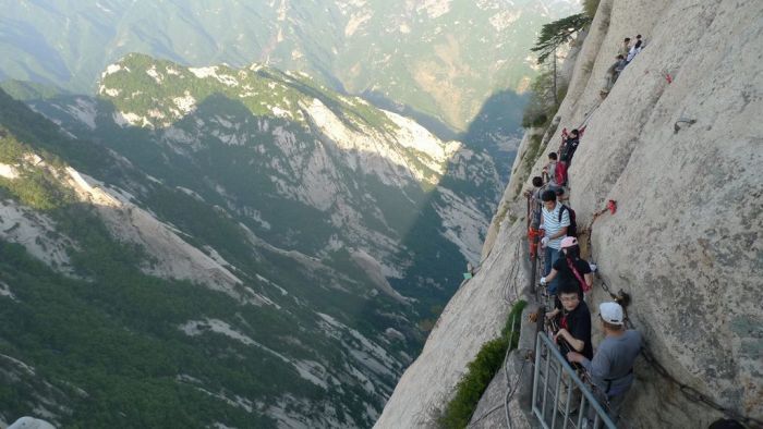 Hua shan hiking trail, Huayin, Shaanxi province, China