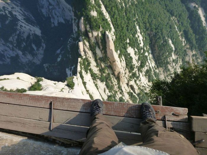 Hua shan hiking trail, Huayin, Shaanxi province, China