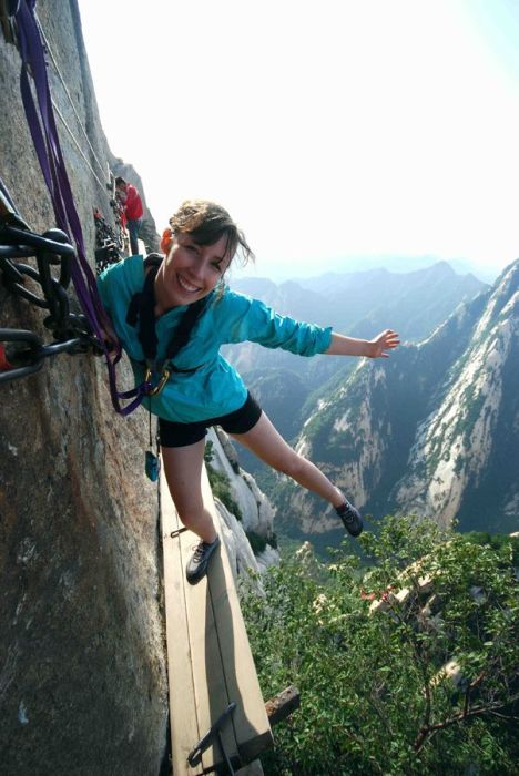 Hua shan hiking trail, Huayin, Shaanxi province, China