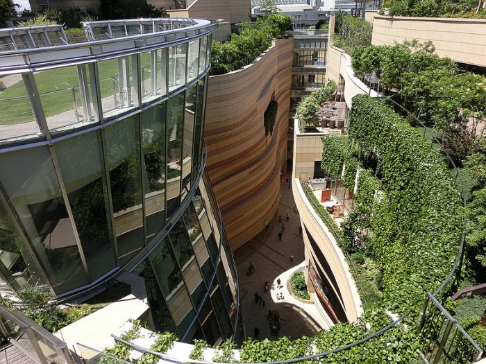 Namba Parks, rooftop tower gardens, Naniwa-ku, Osaka, Japan