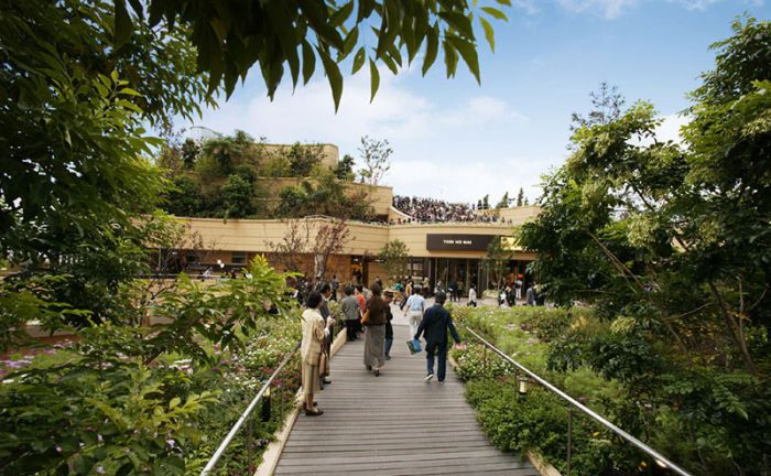 Namba Parks, rooftop tower gardens, Naniwa-ku, Osaka, Japan