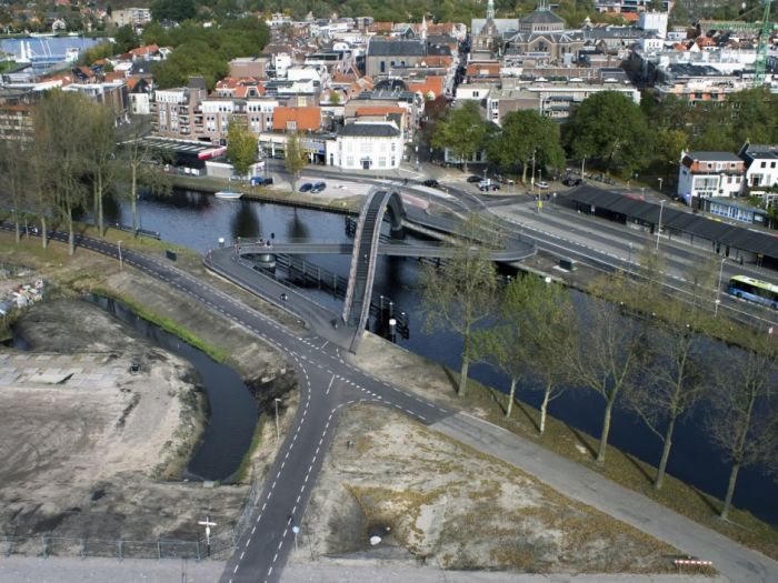 The Melkwegbridge by MEXT Architects, Purmerend, Netherlands