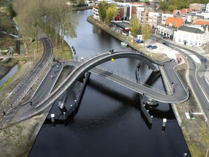 The Melkwegbridge by MEXT Architects, Purmerend, Netherlands