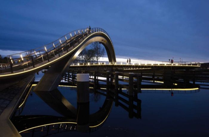 The Melkwegbridge by MEXT Architects, Purmerend, Netherlands