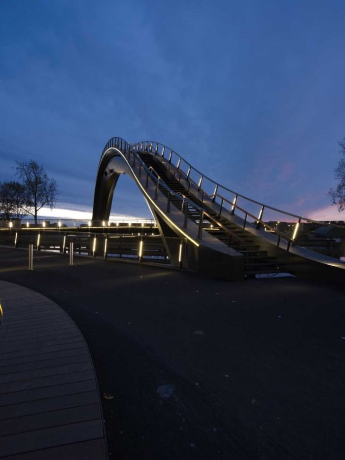 The Melkwegbridge by MEXT Architects, Purmerend, Netherlands